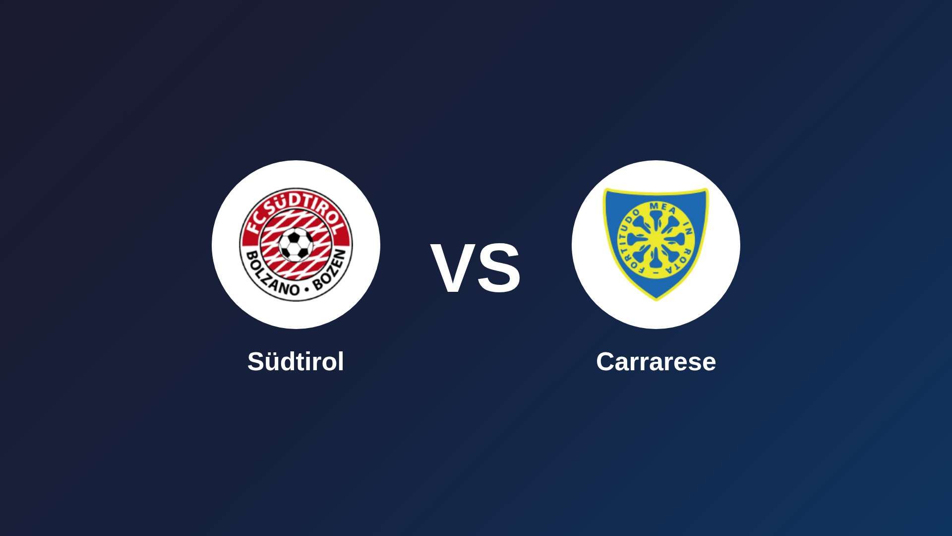 Südtirol vs Carrarese