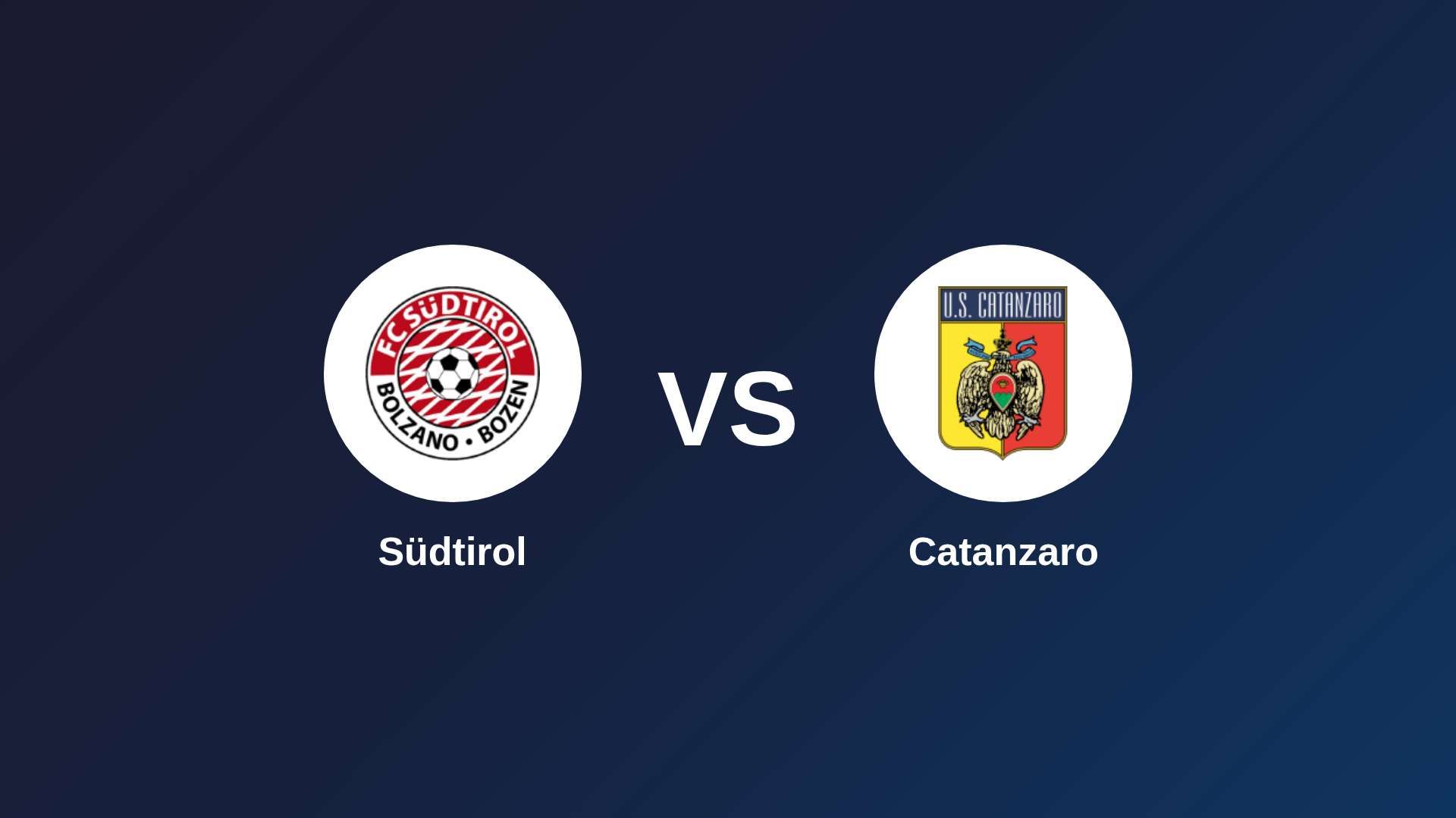 Südtirol vs Catanzaro