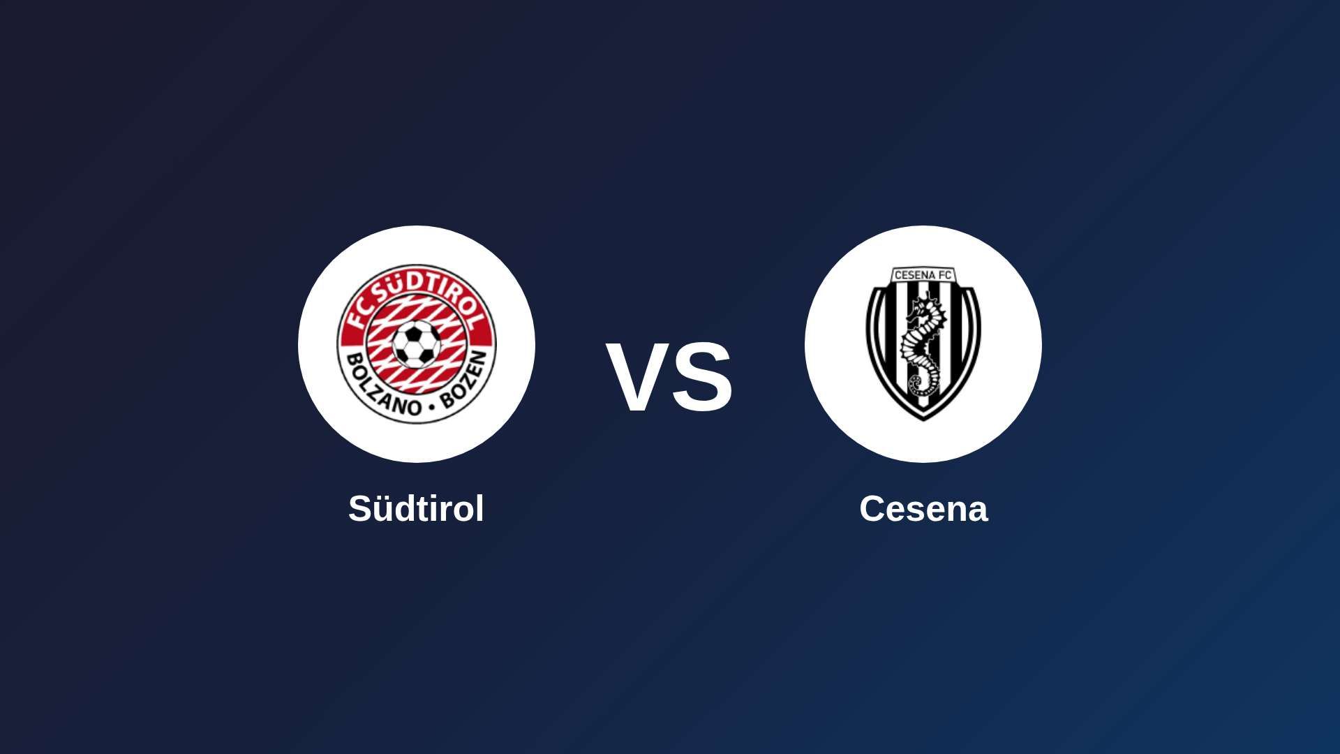 Südtirol vs Cesena