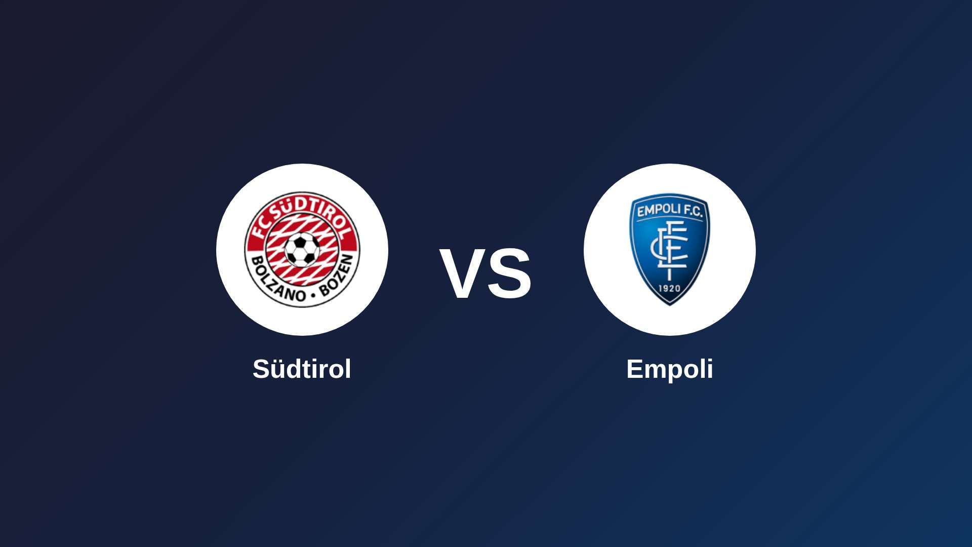 Südtirol vs Empoli