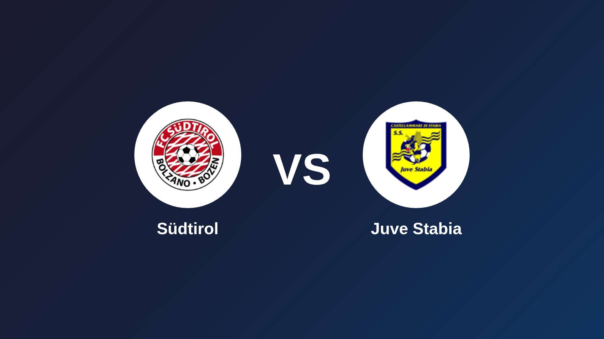 Südtirol vs Juve Stabia