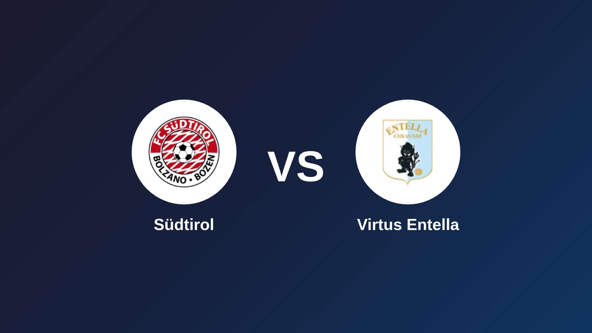 Südtirol vs Virtus Entella