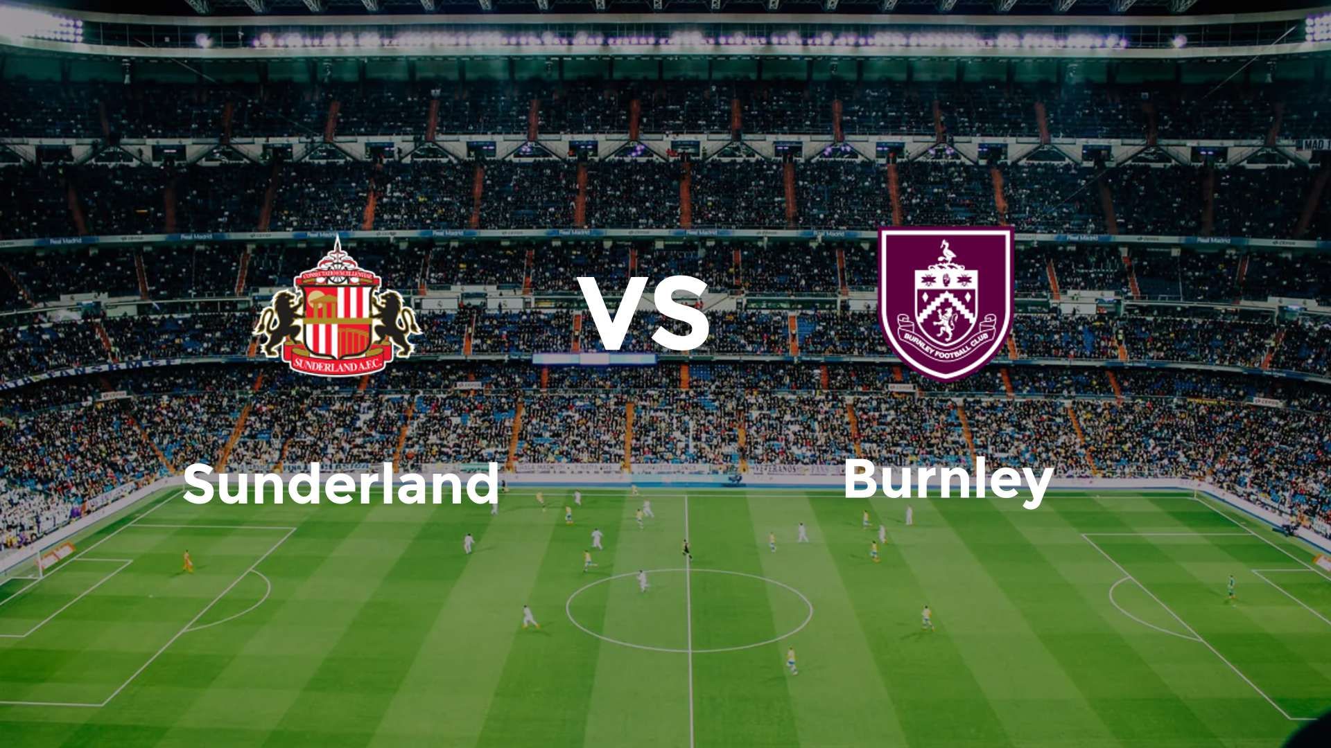 Sunderland vs Burnley