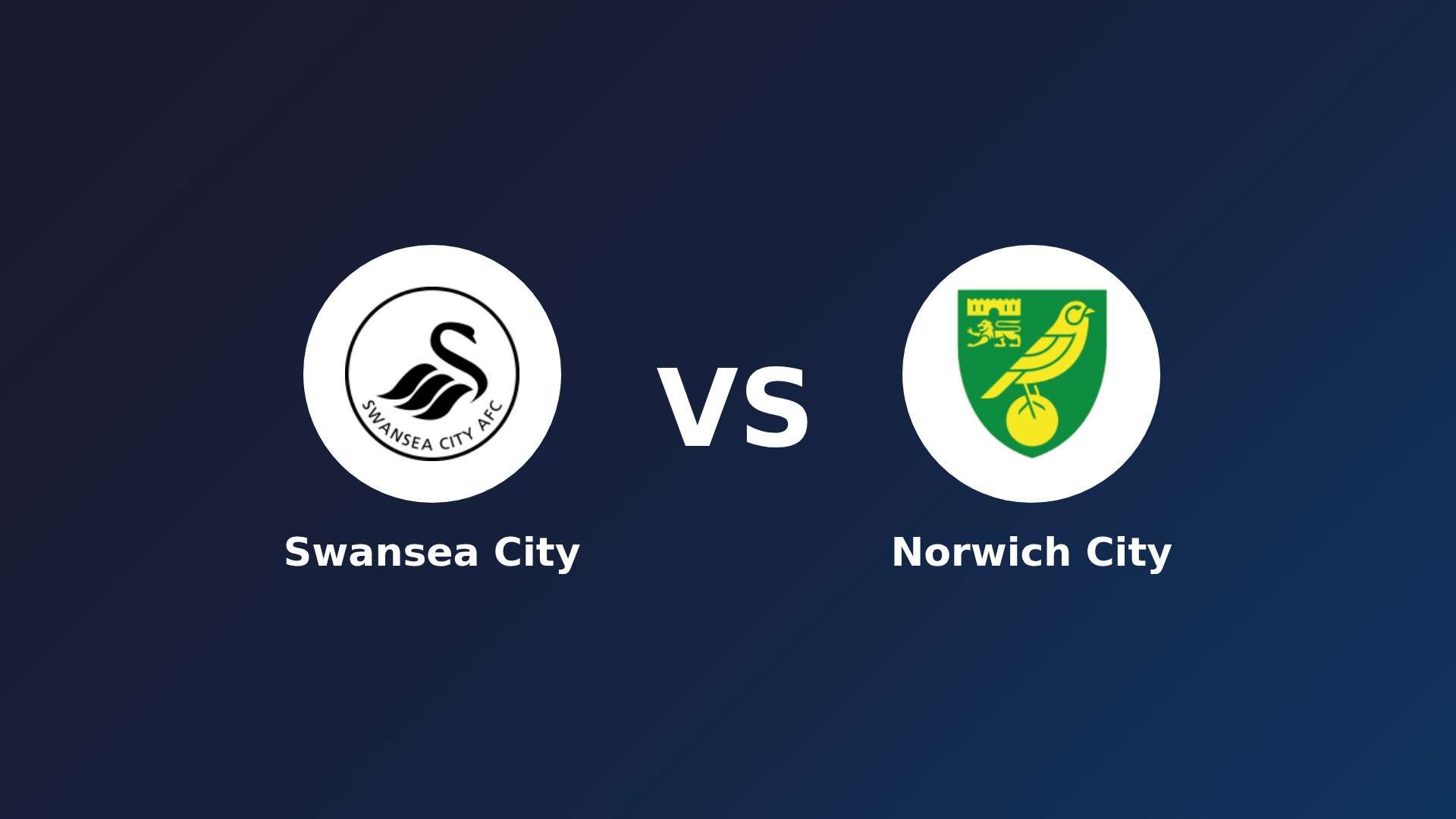 Swansea City vs Norwich City