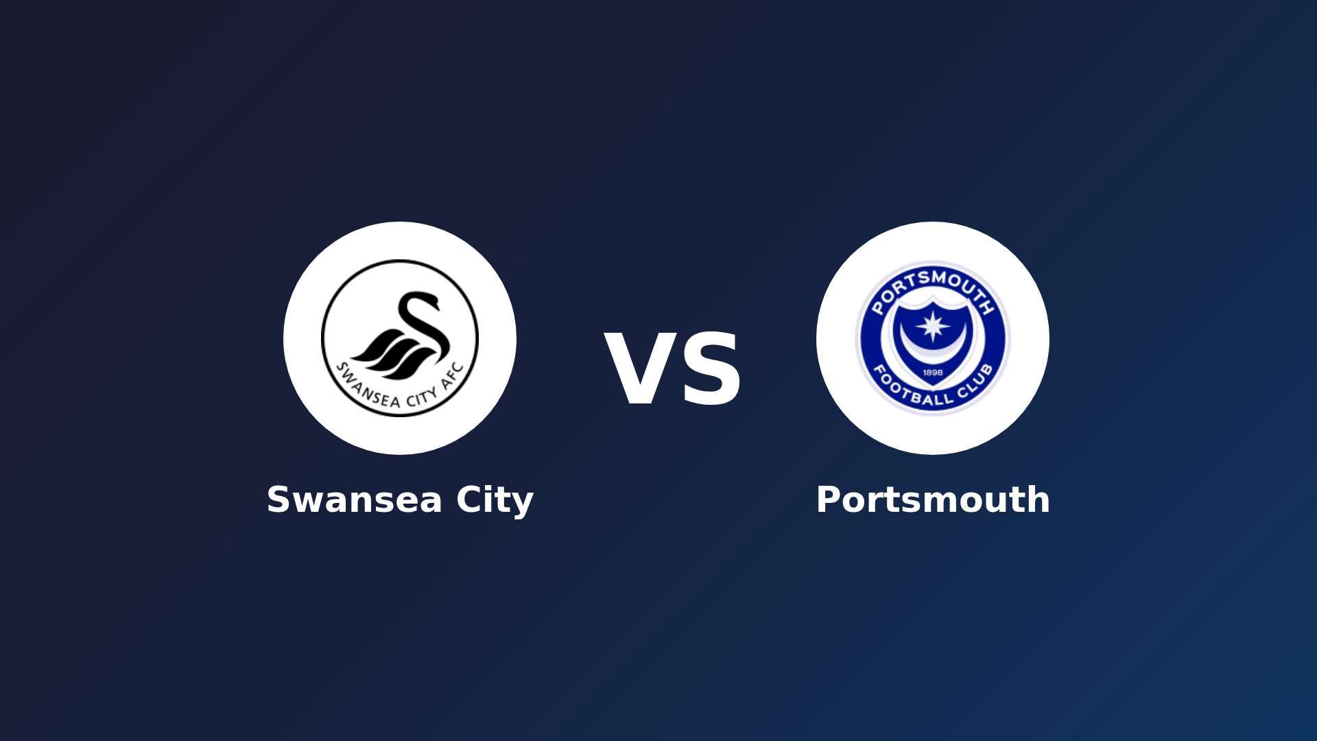 Swansea City vs Portsmouth