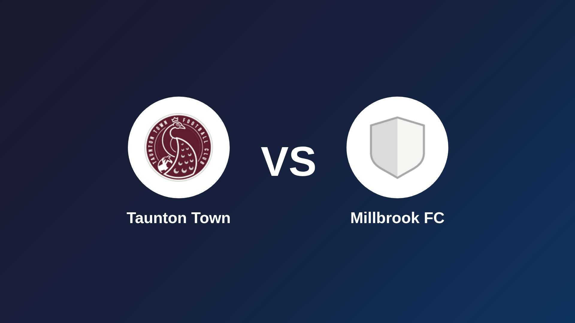 Taunton Town vs Millbrook FC
