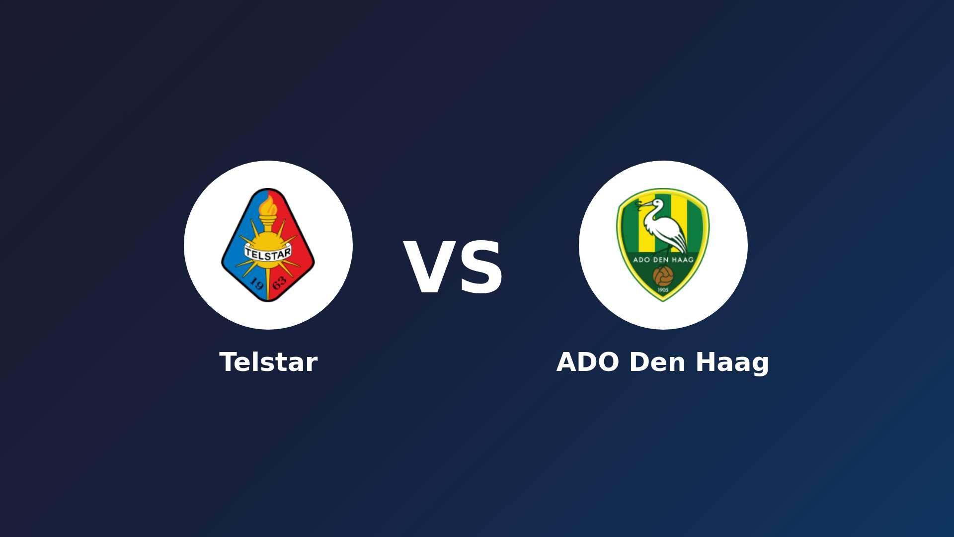 Telstar vs ADO Den Haag