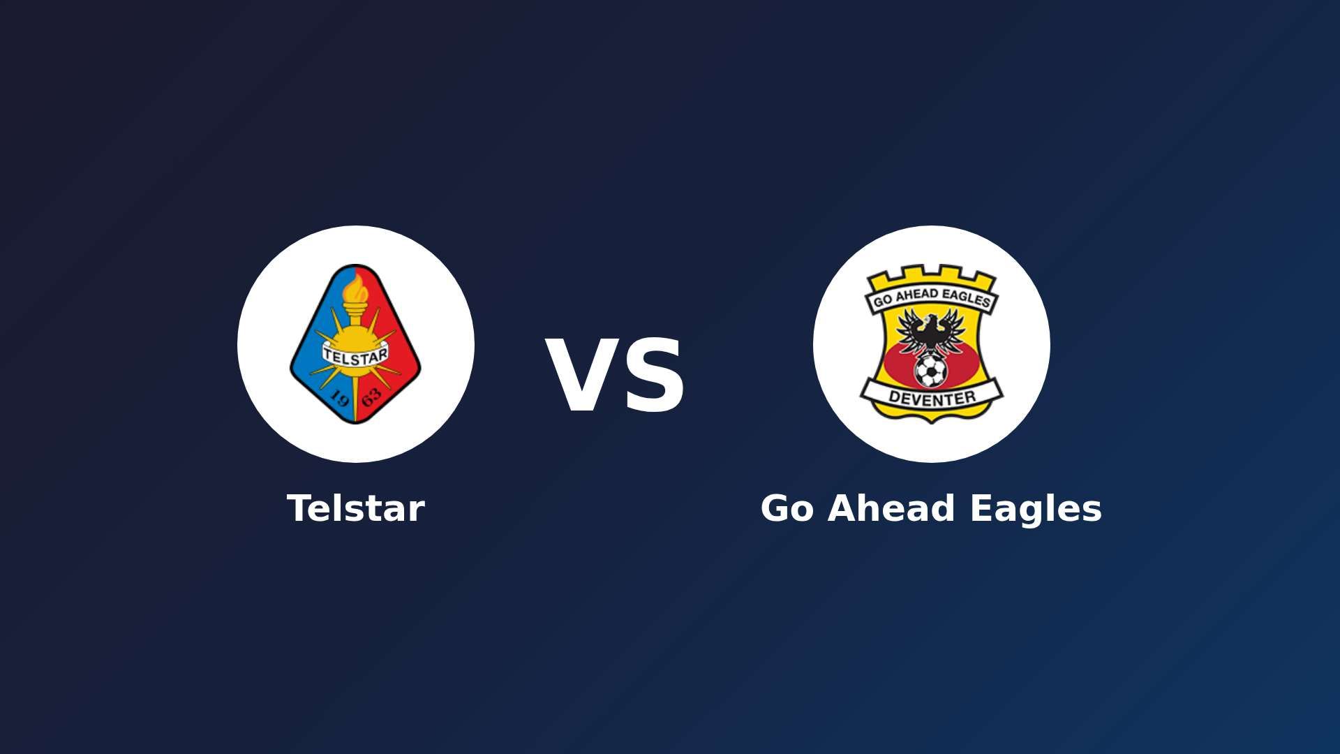 Telstar vs Go Ahead Eagles