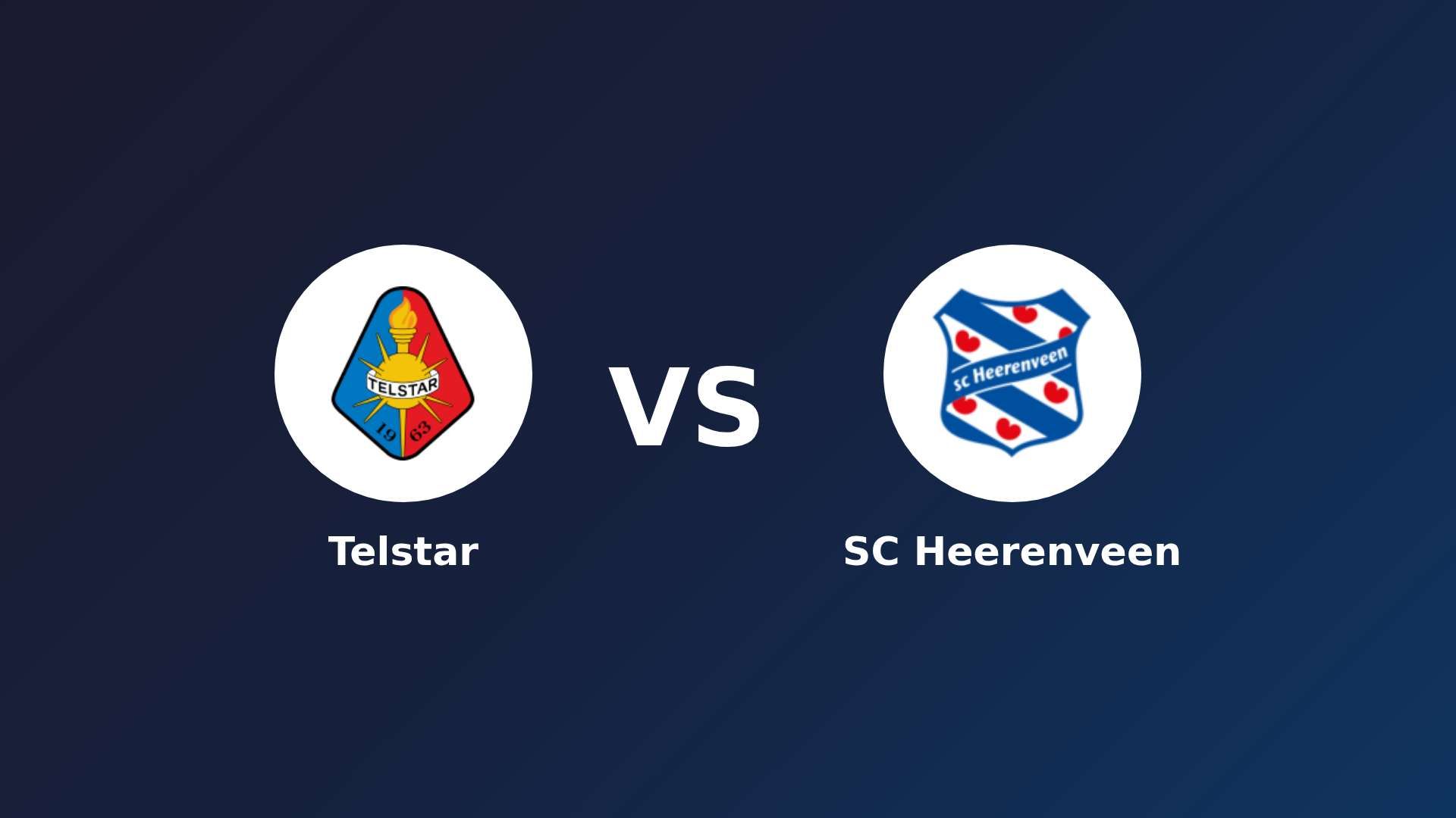 Telstar vs SC Heerenveen