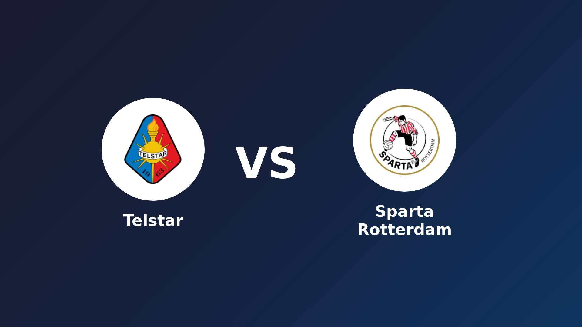 Telstar vs Sparta Rotterdam