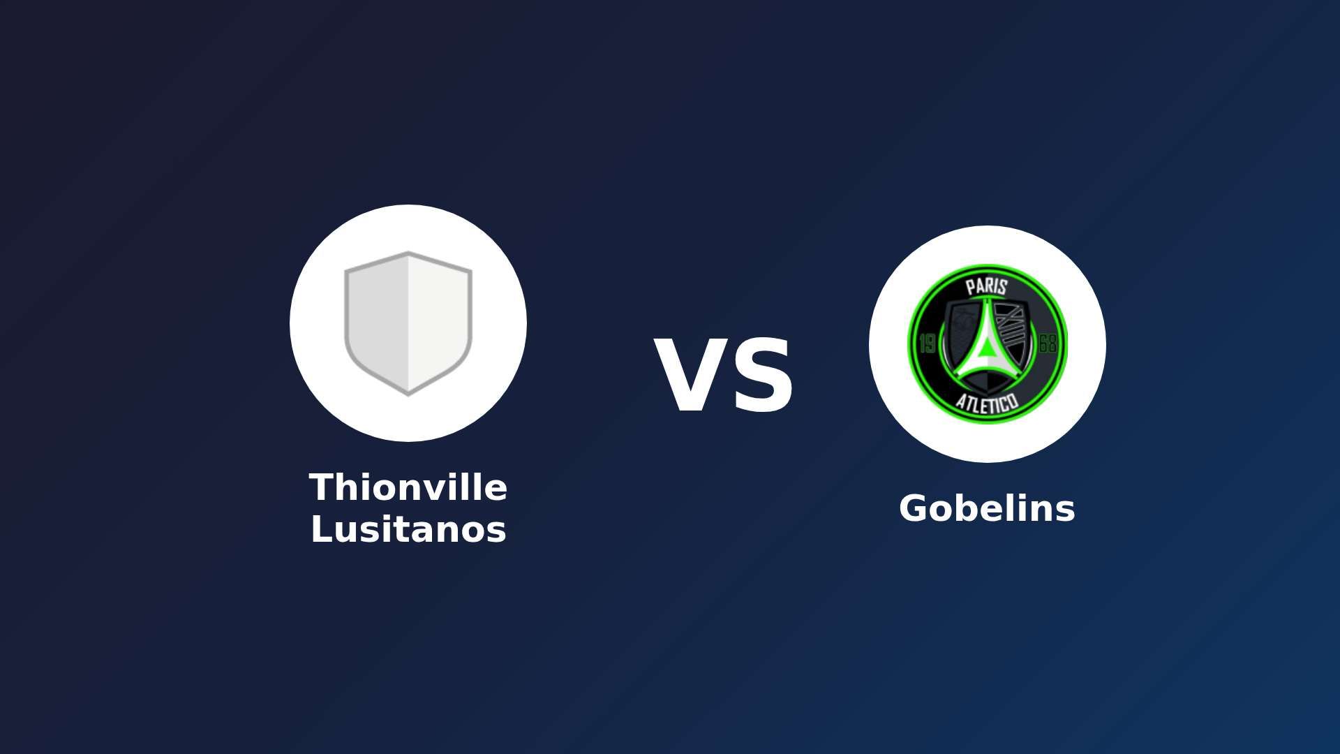 Thionville Lusitanos vs Paris 13 Atletico