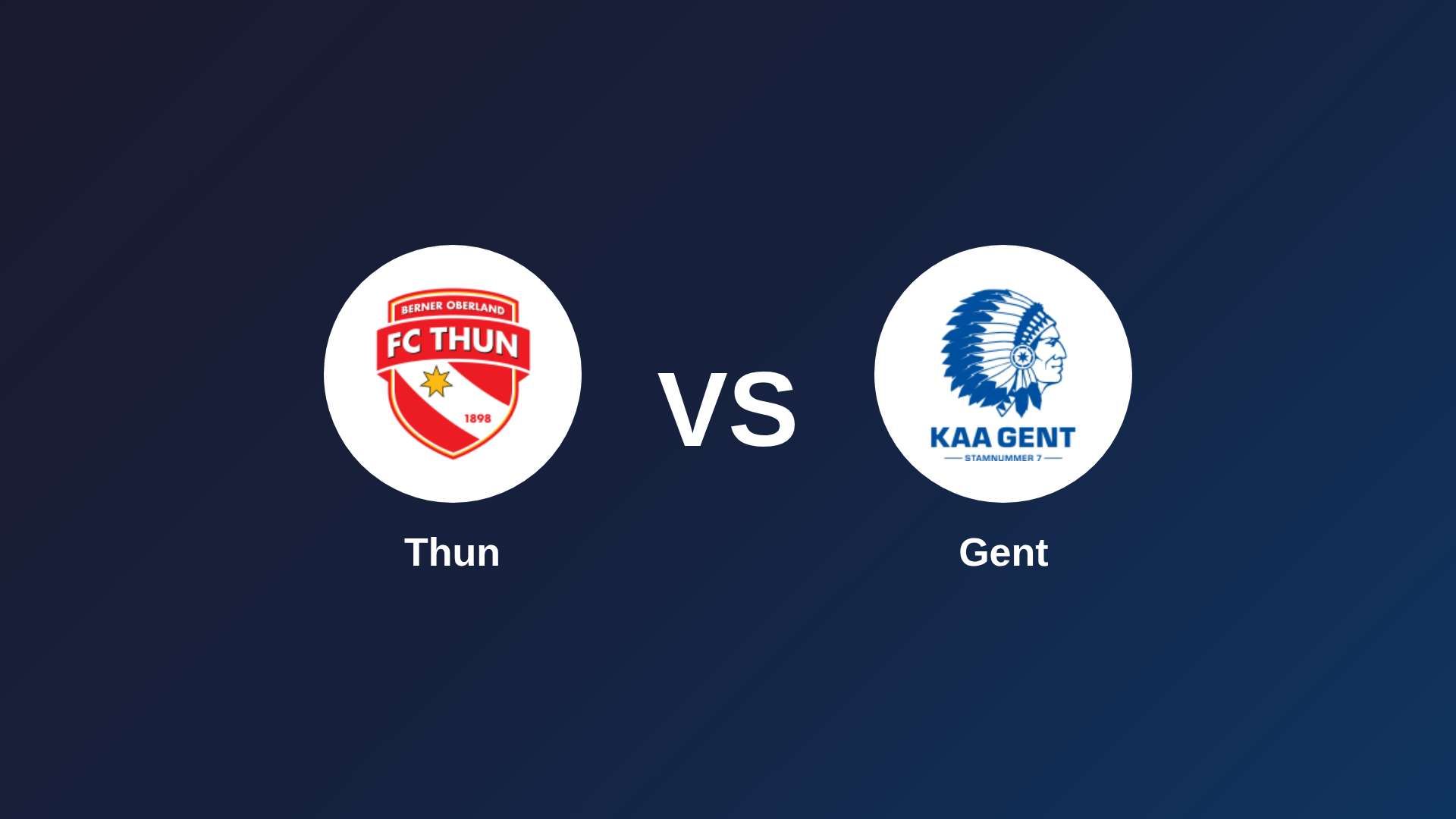 Thun vs Gent