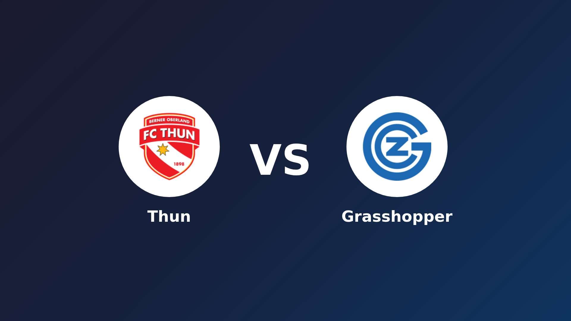 Thun vs Grasshopper