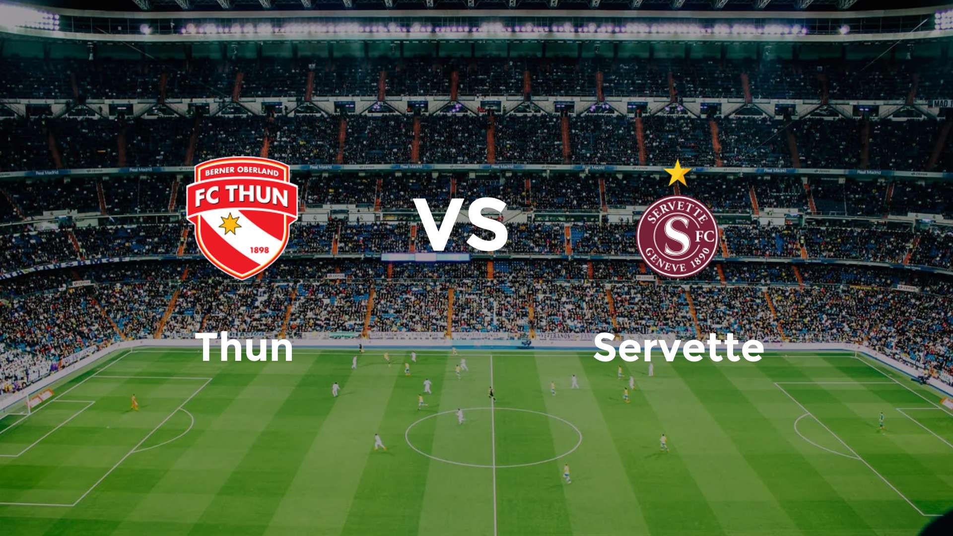 Thun vs Servette