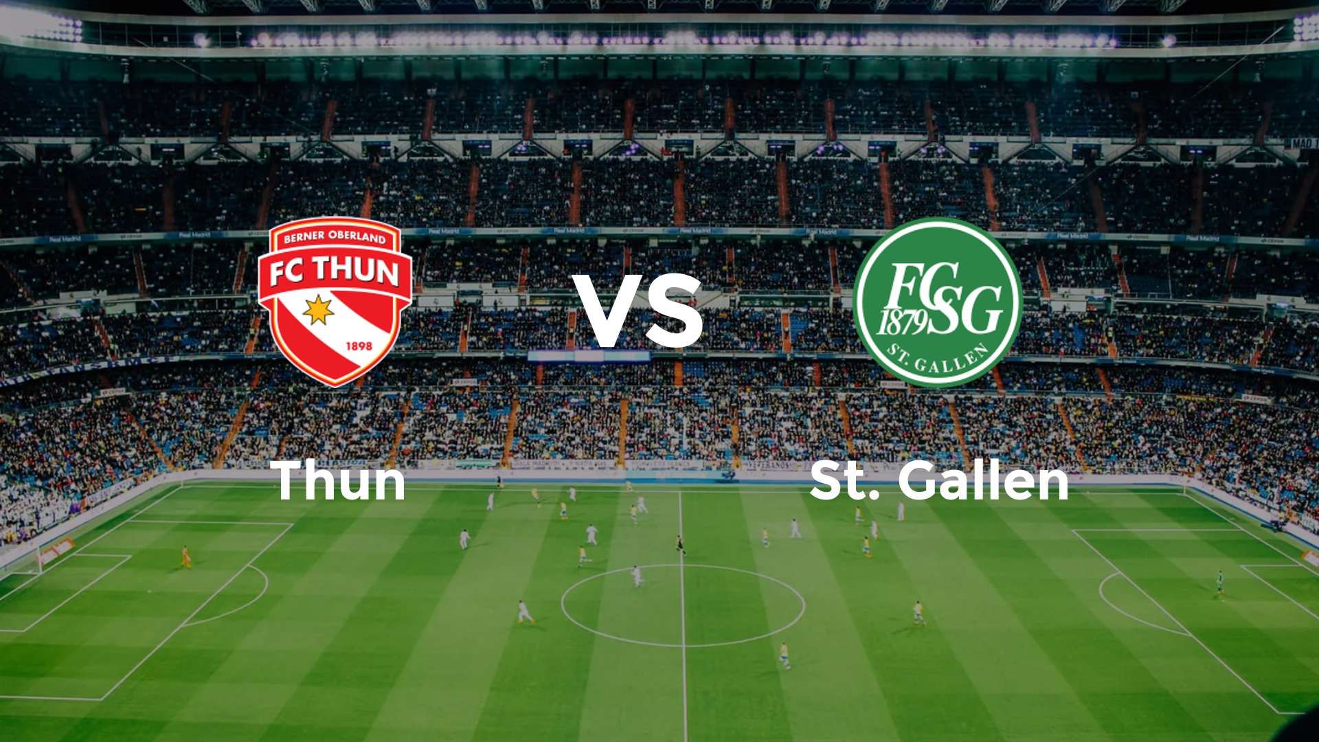 Thun vs St. Gallen