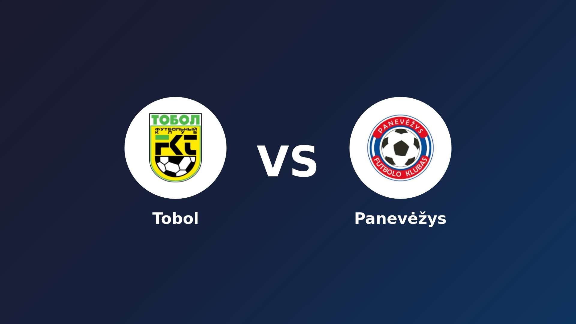 Tobol vs Panevėžys