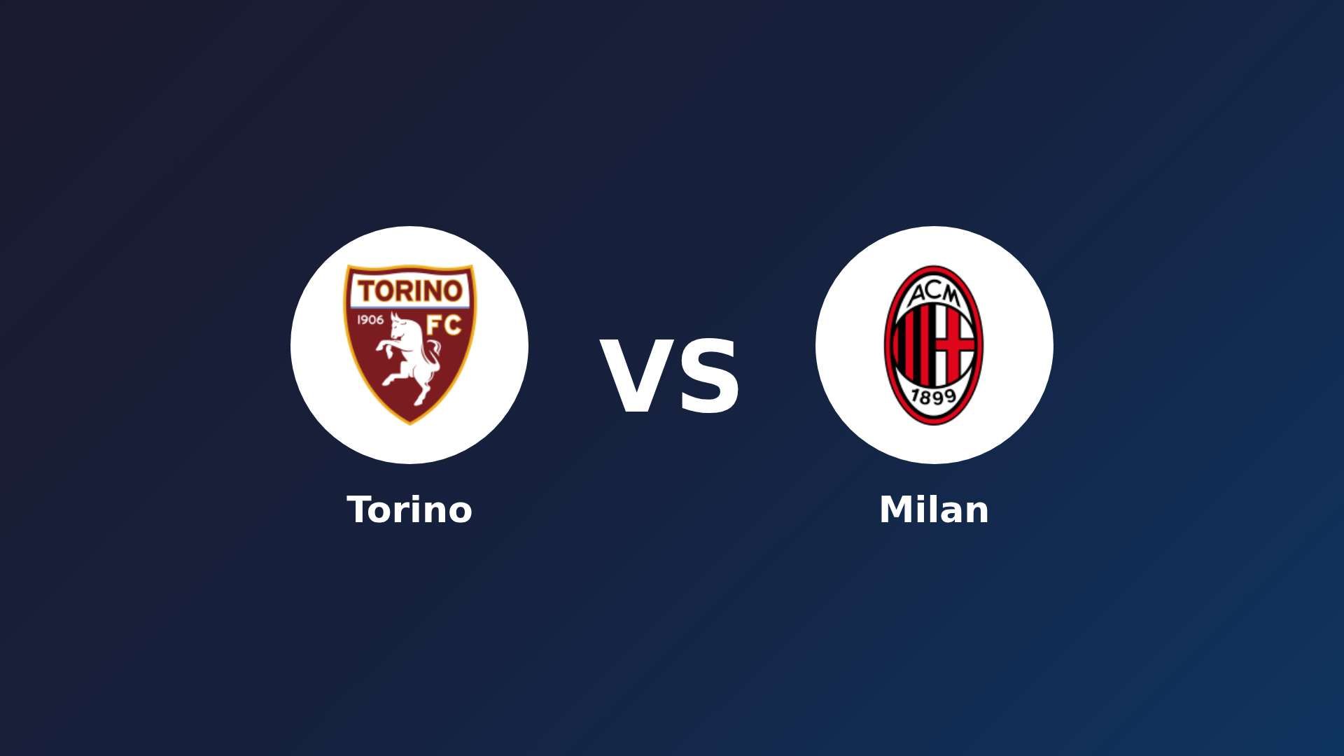 Torino vs AC Milan