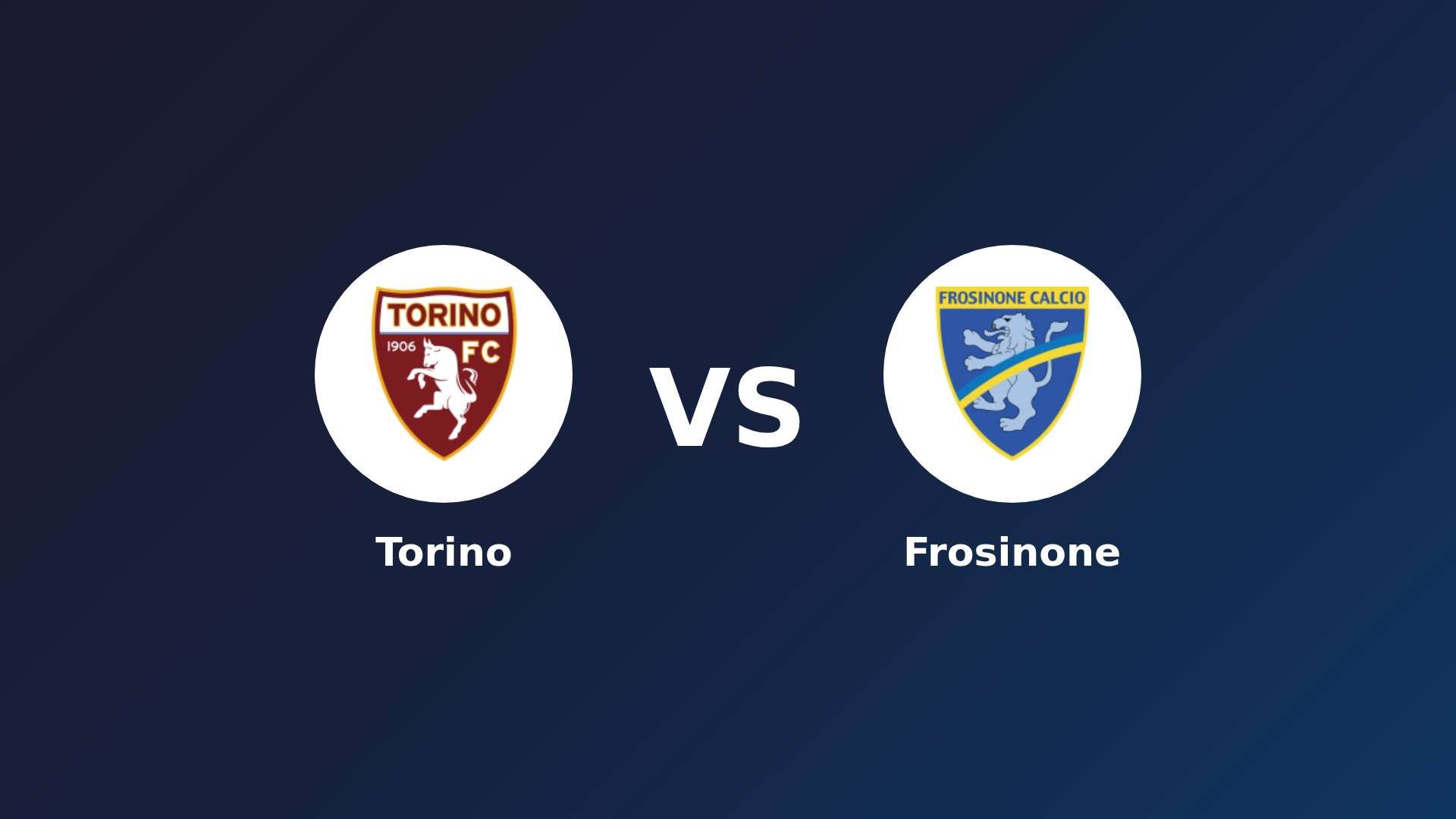 Torino vs Frosinone