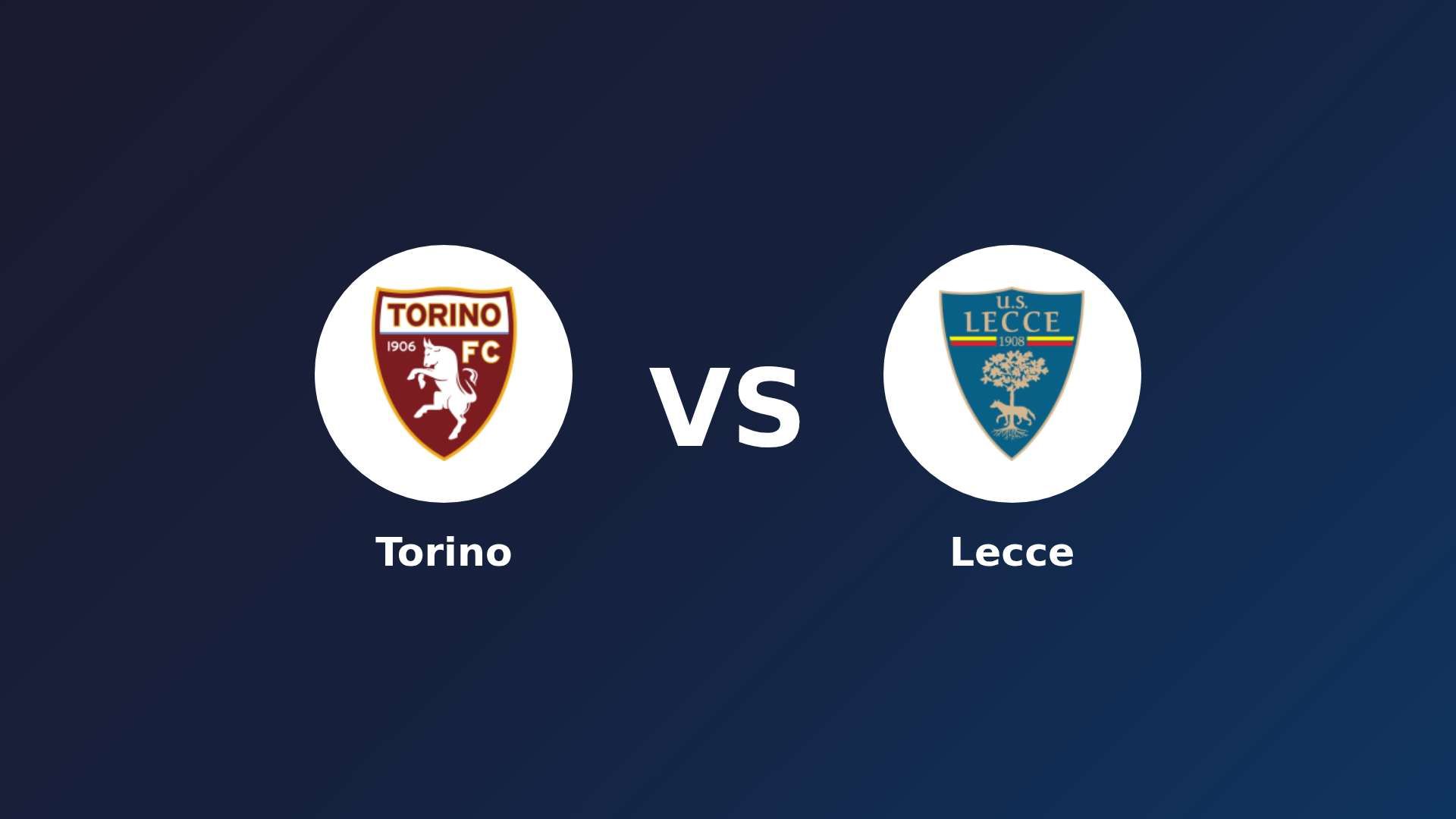 Torino vs Lecce