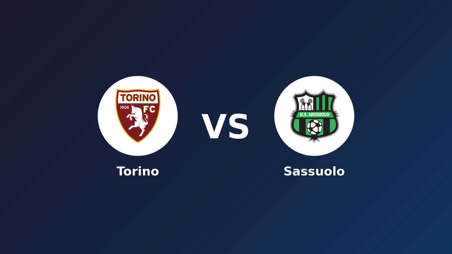 Torino vs Sassuolo