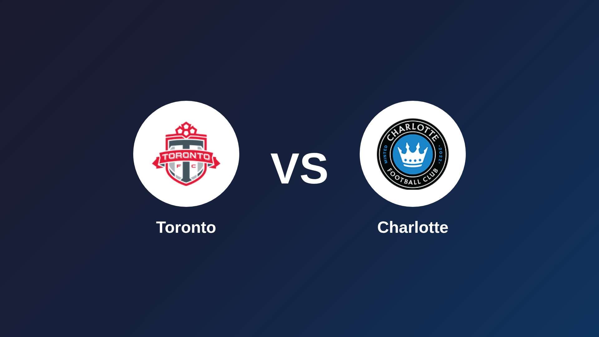 Toronto vs Charlotte