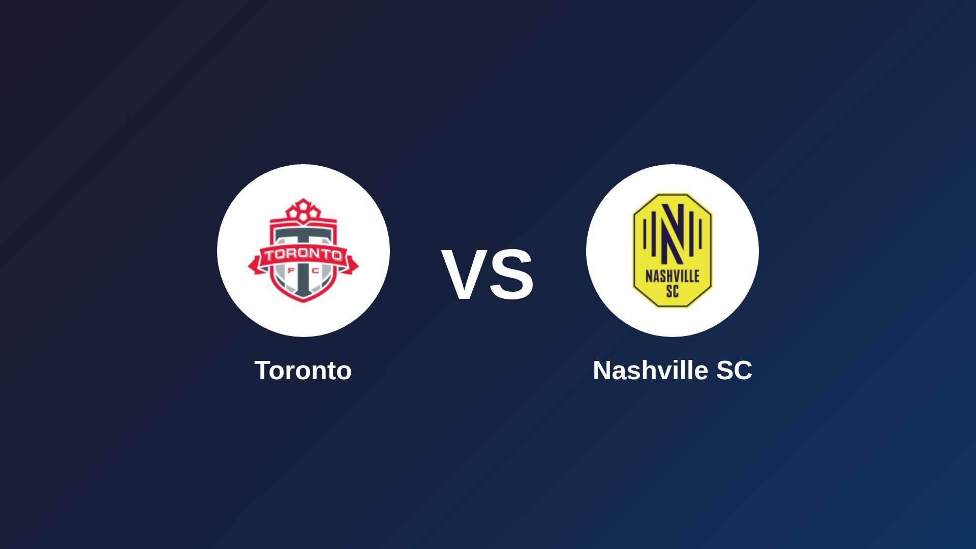 Toronto vs Nashville SC