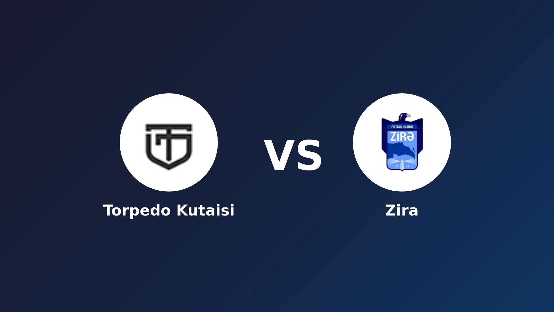 Torpedo Kutaisi vs Zira