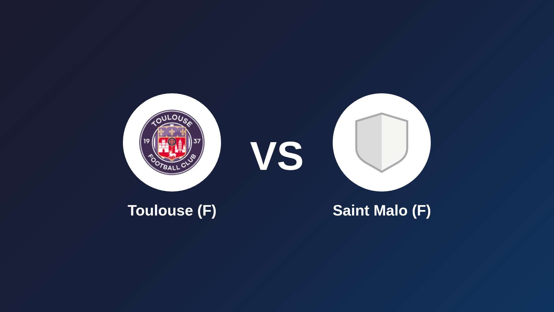 Toulouse (F) vs Saint Malo (F)