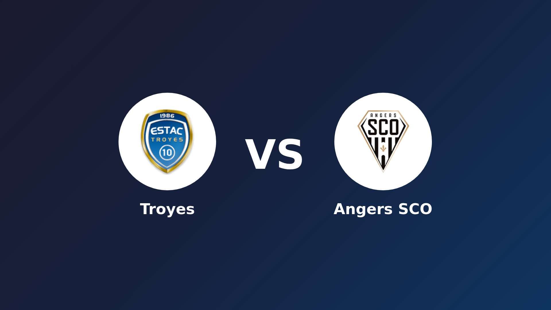 Troyes vs Angers SCO