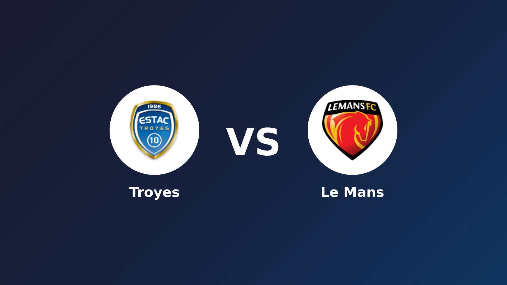 Troyes vs Le Mans