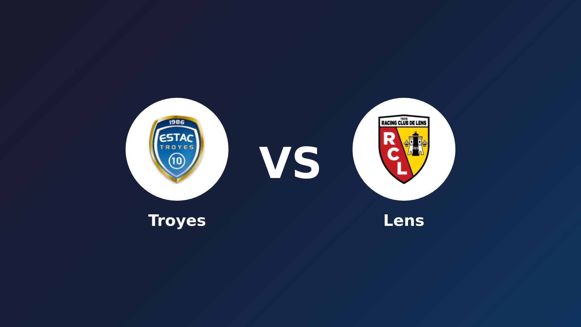 Troyes vs Lens