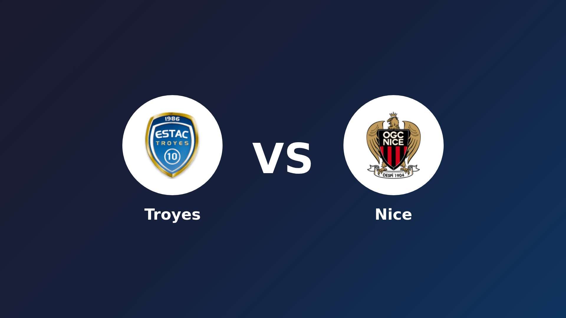 Troyes vs Nice