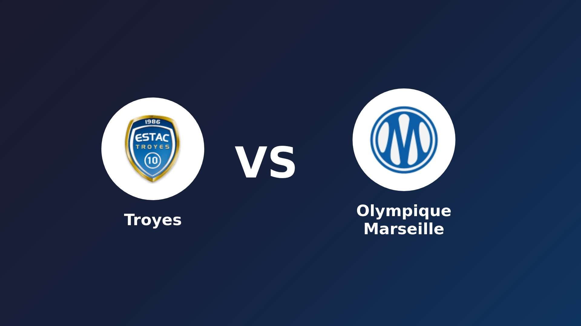 Troyes vs Olympique Marseille
