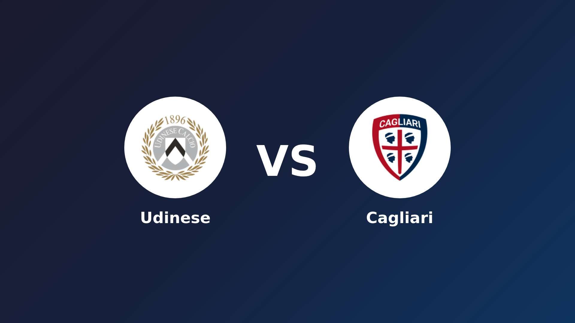Udinese vs Cagliari