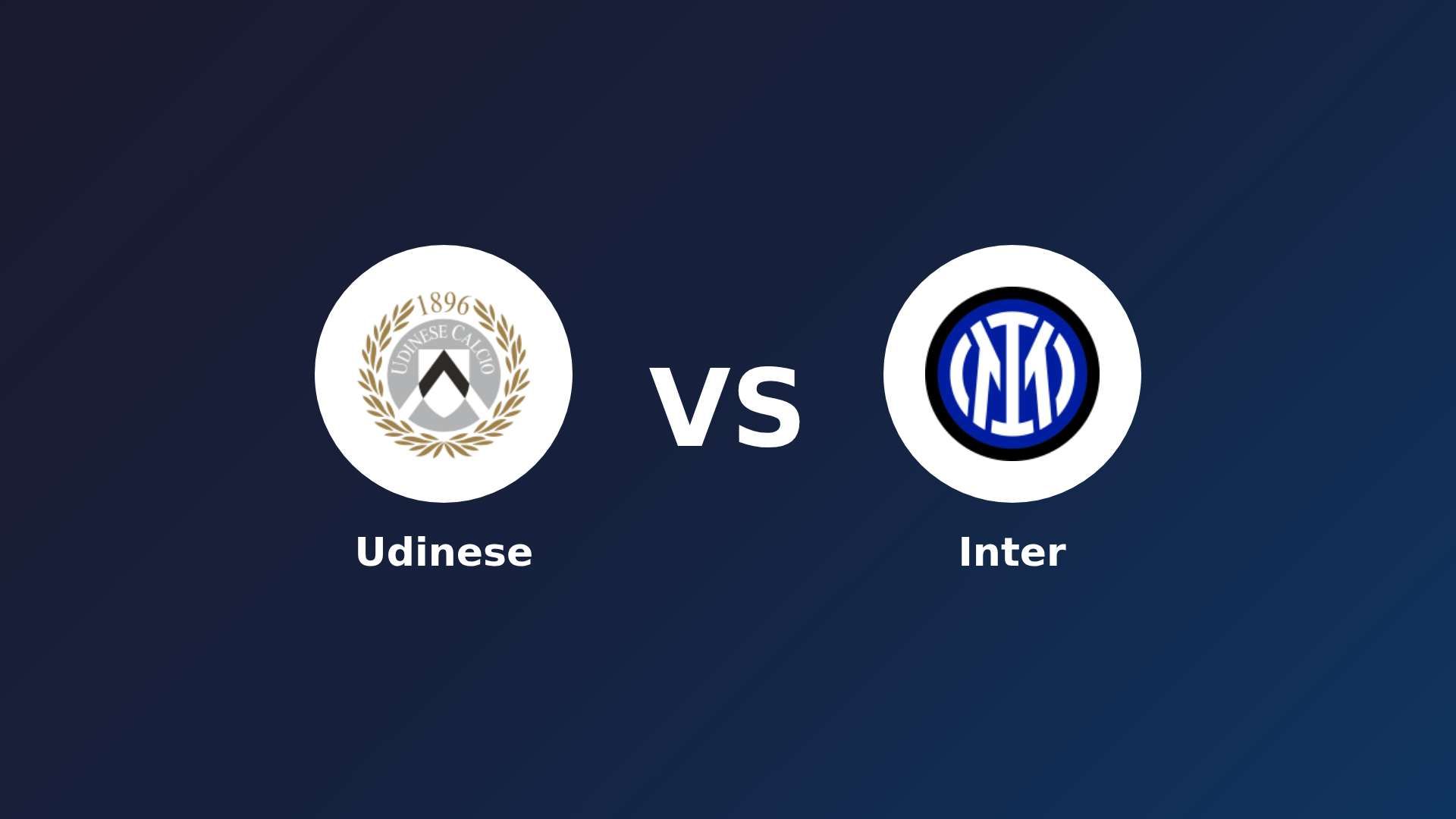 Udinese vs Inter