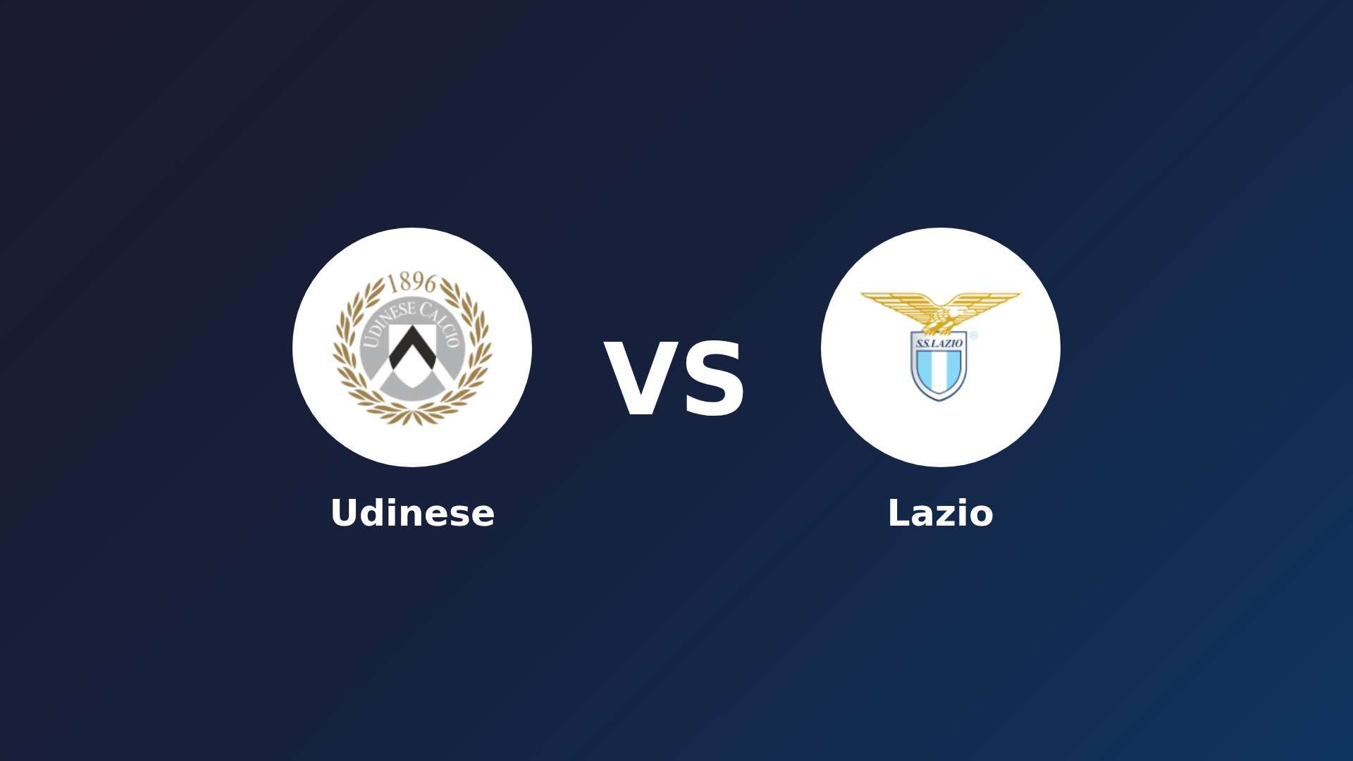 Udinese vs Lazio