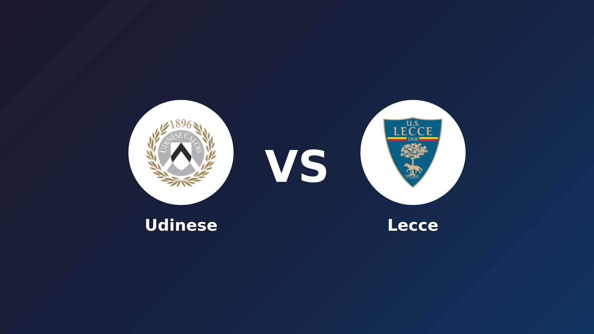Udinese vs Lecce