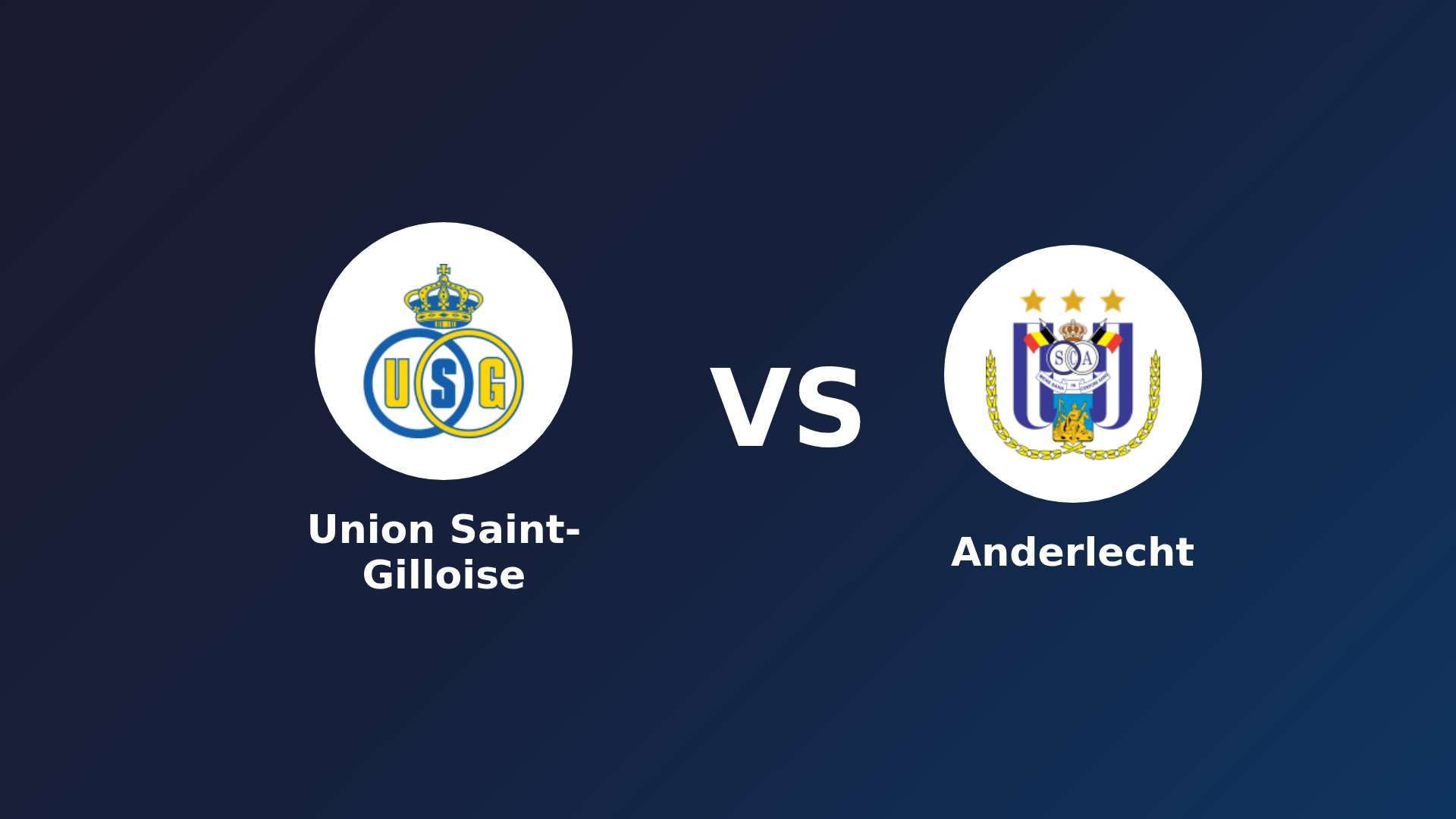 Union Saint-Gilloise vs Anderlecht