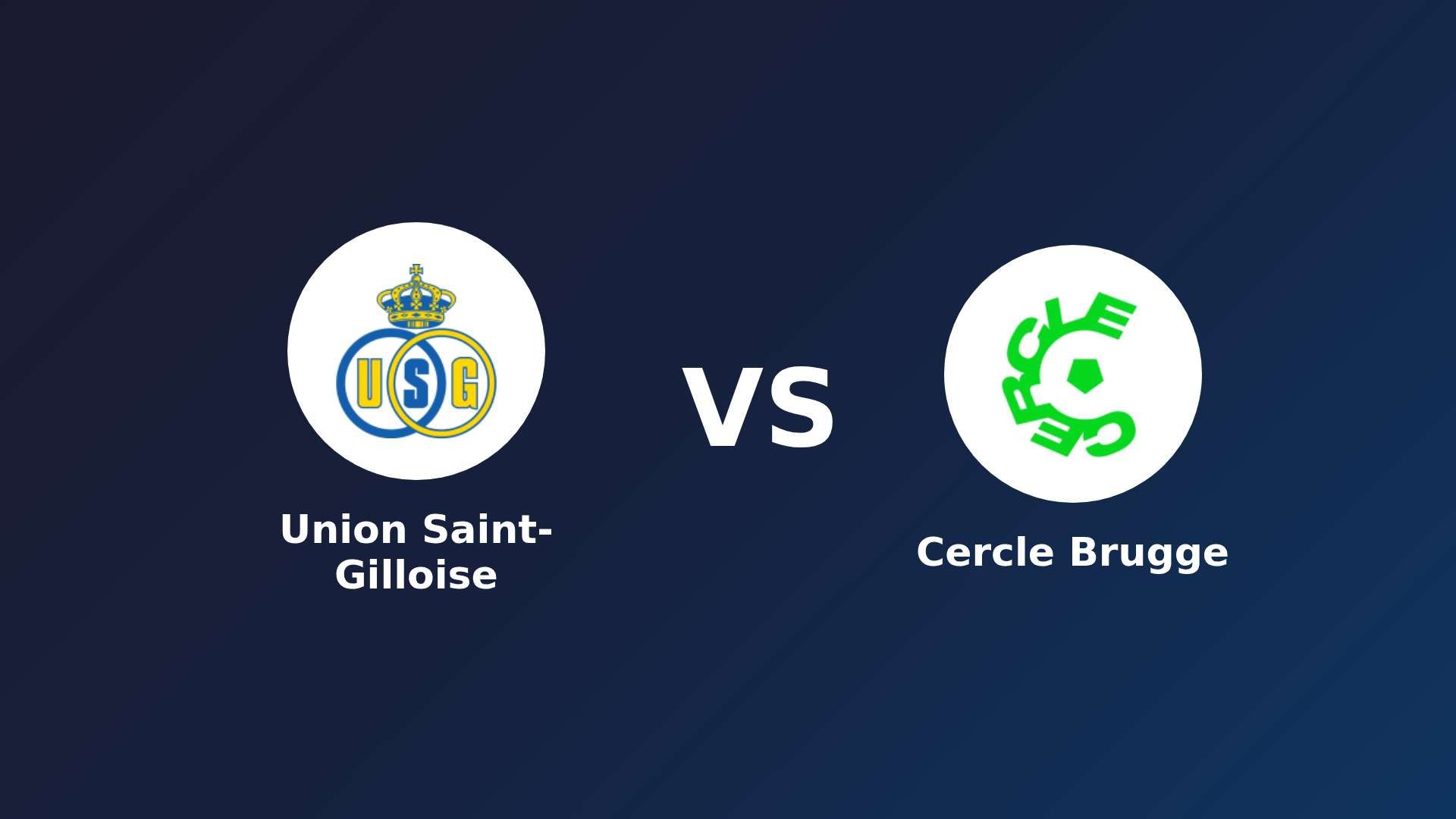 Union Saint-Gilloise vs Cercle Brugge