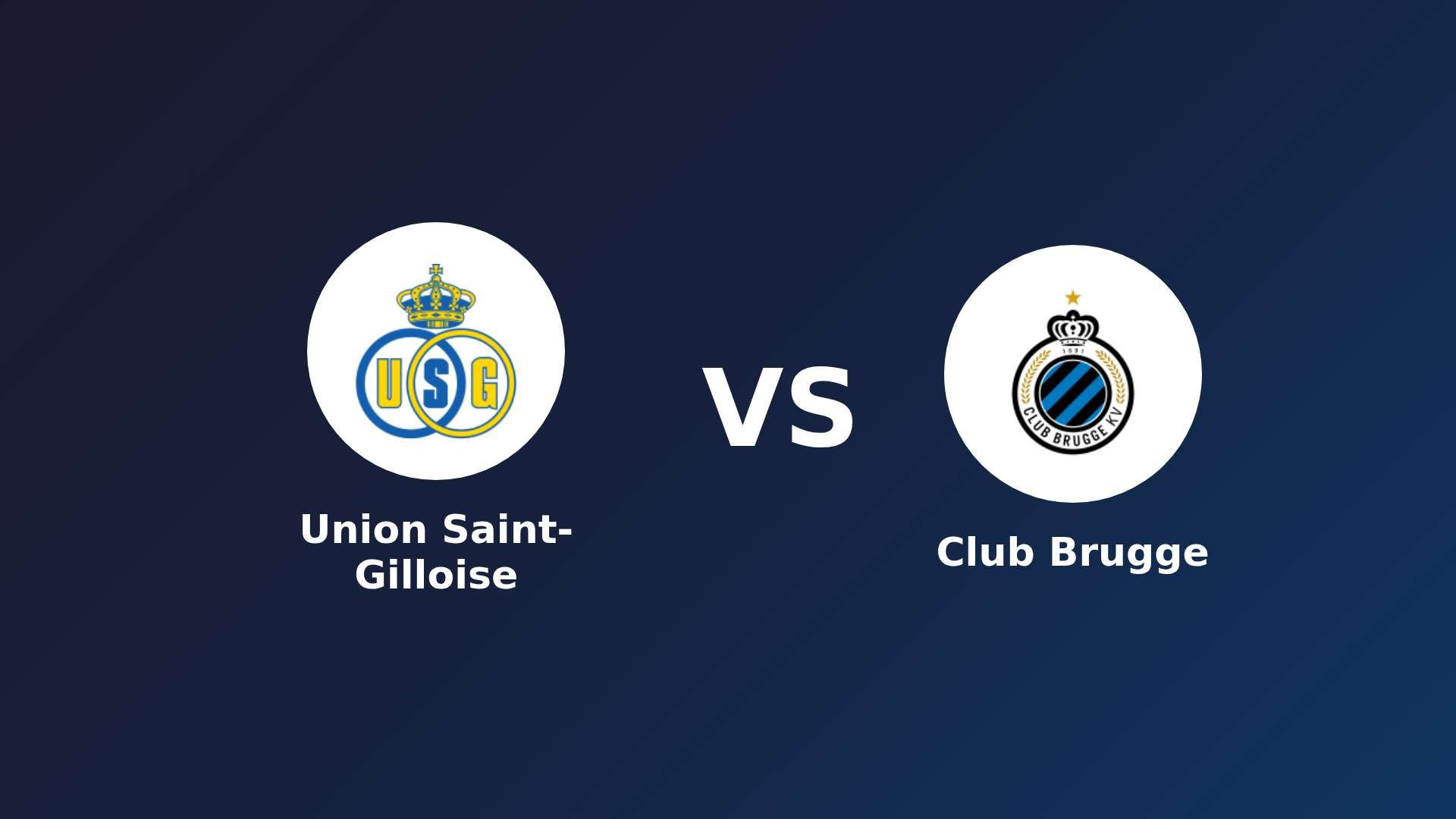 Union Saint-Gilloise vs Club Brugge