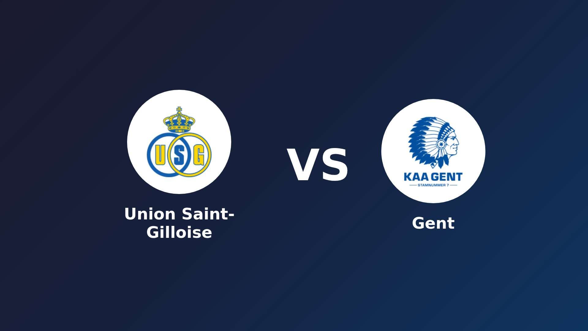 Union Saint-Gilloise vs Gent