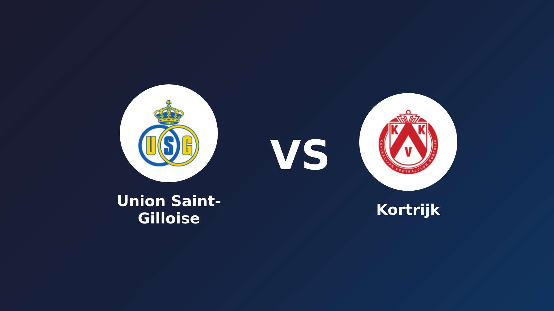 Union Saint-Gilloise vs KV Kortrijk
