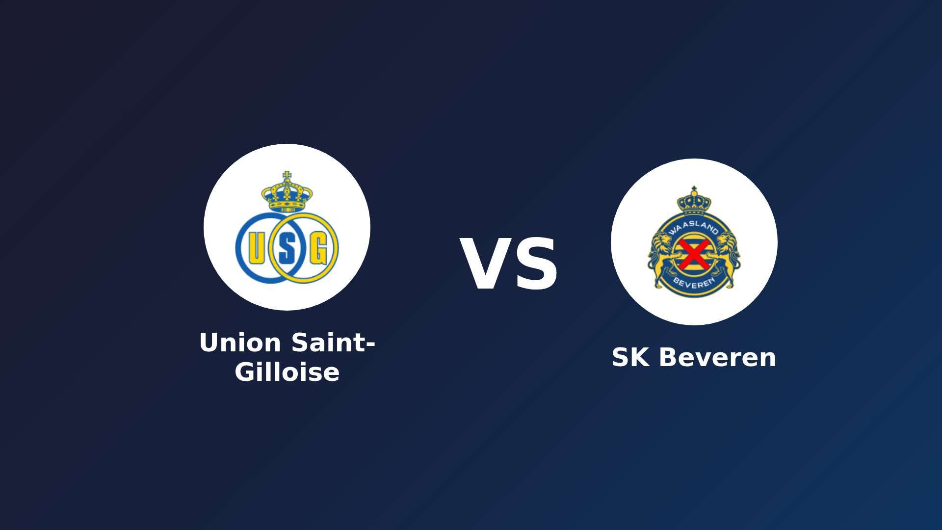 Union Saint-Gilloise vs SK Beveren