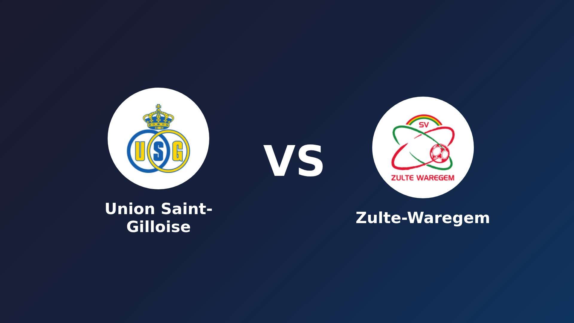 Union Saint-Gilloise vs Zulte-Waregem