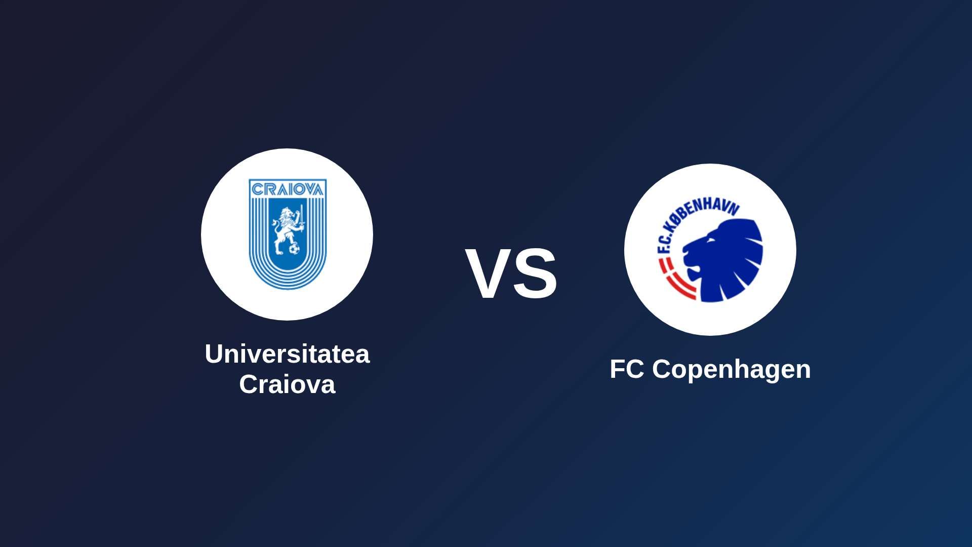 Universitatea Craiova vs FC København