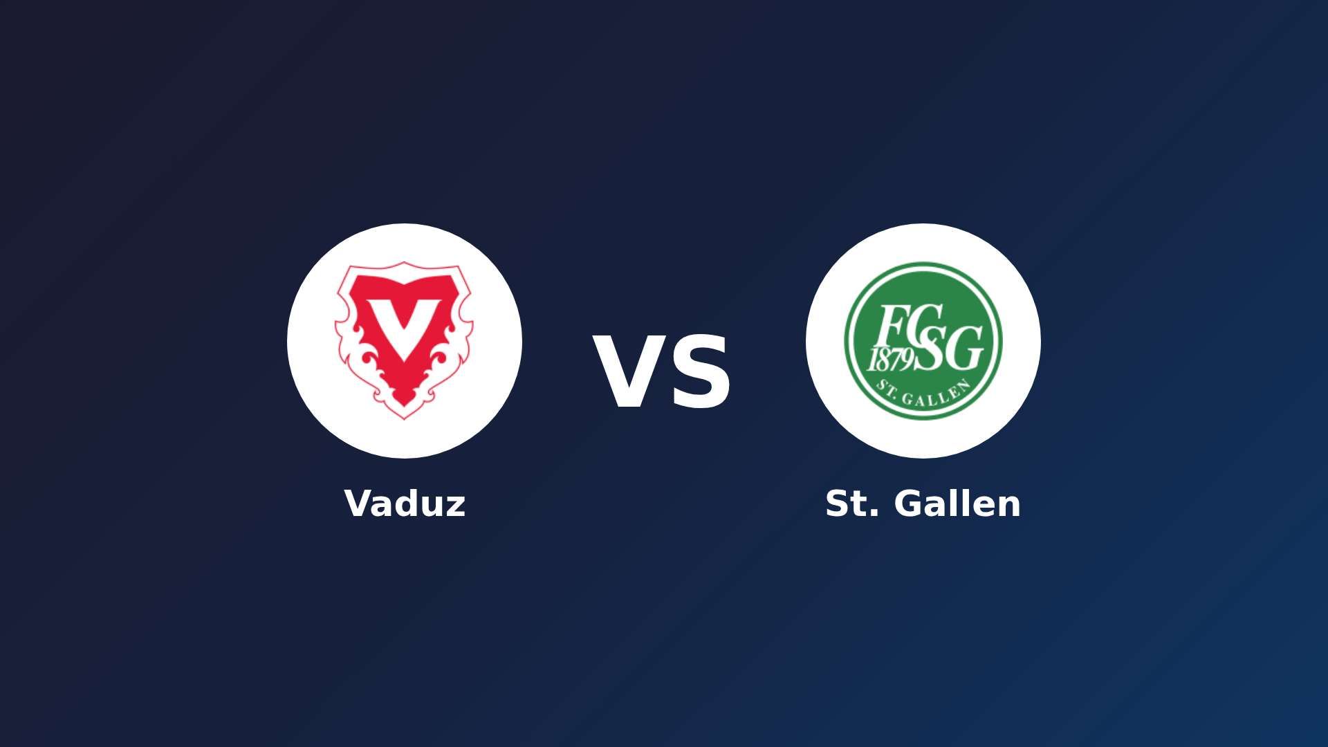 Vaduz vs St. Gallen