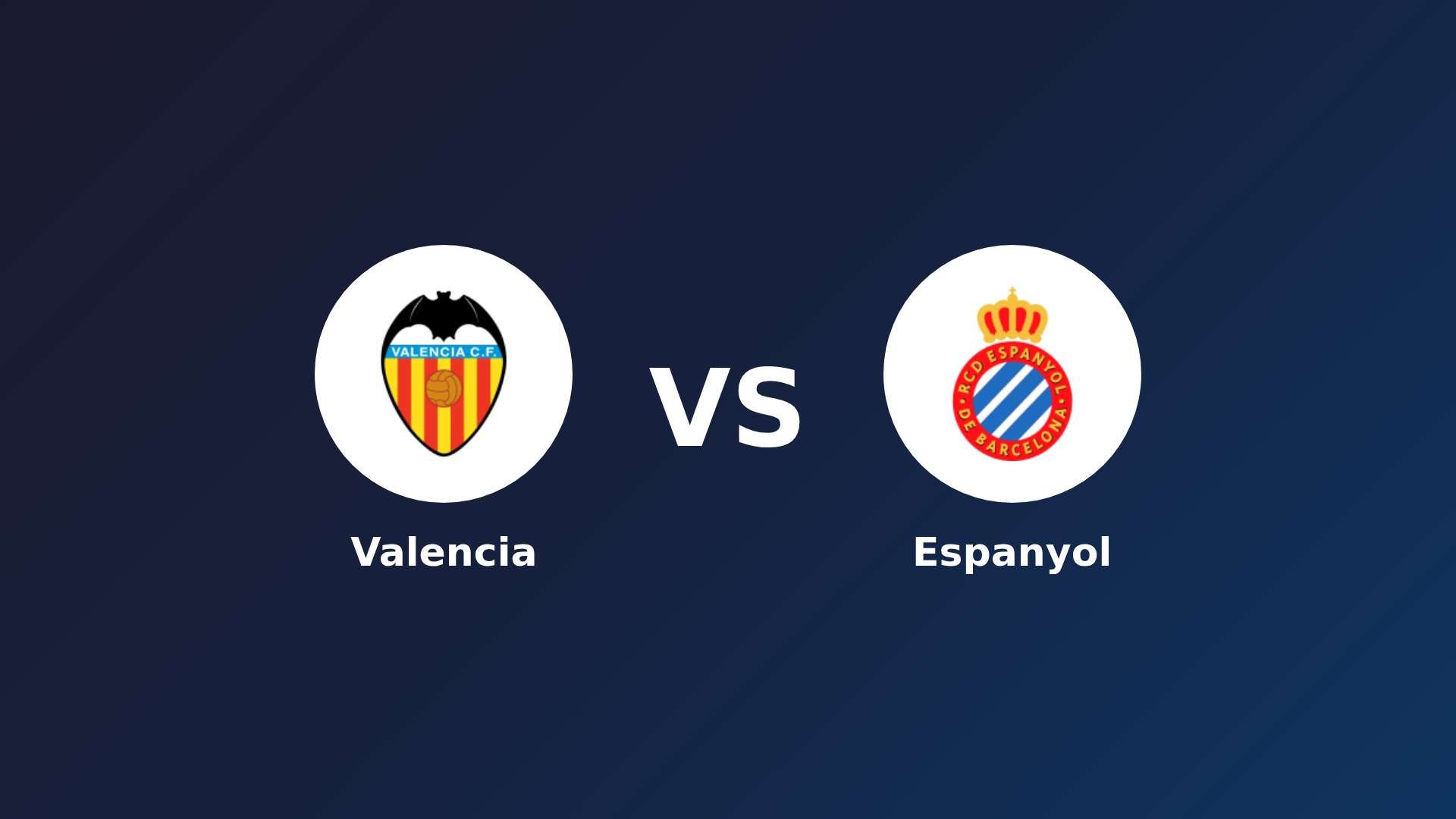 Valencia vs Espanyol