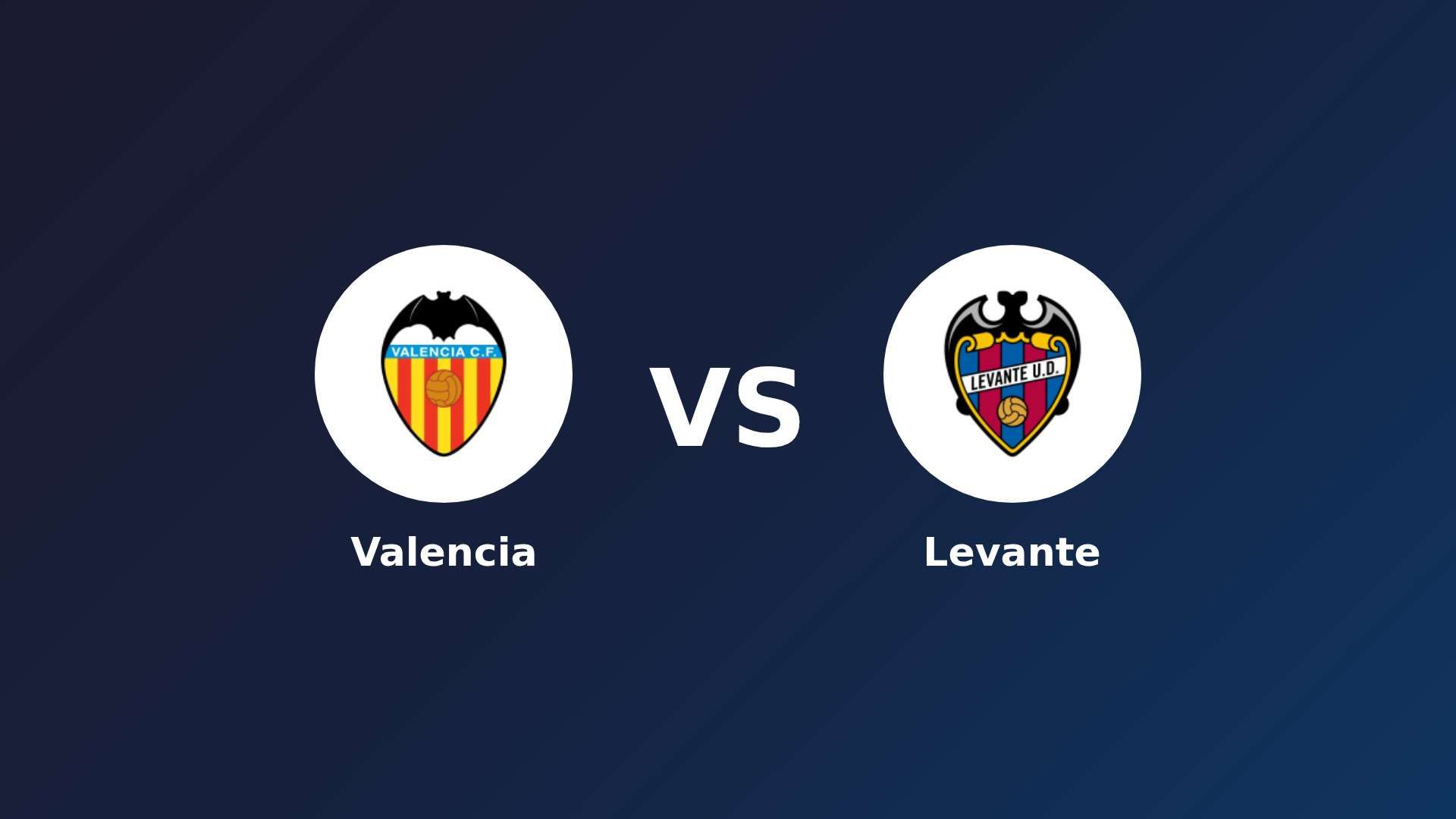 Valencia vs Levante