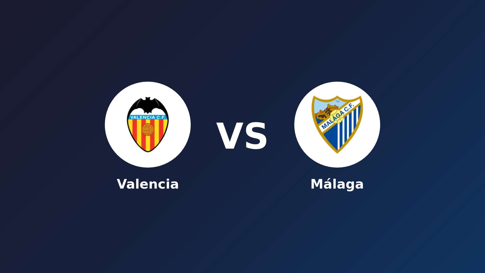 Valencia vs Málaga