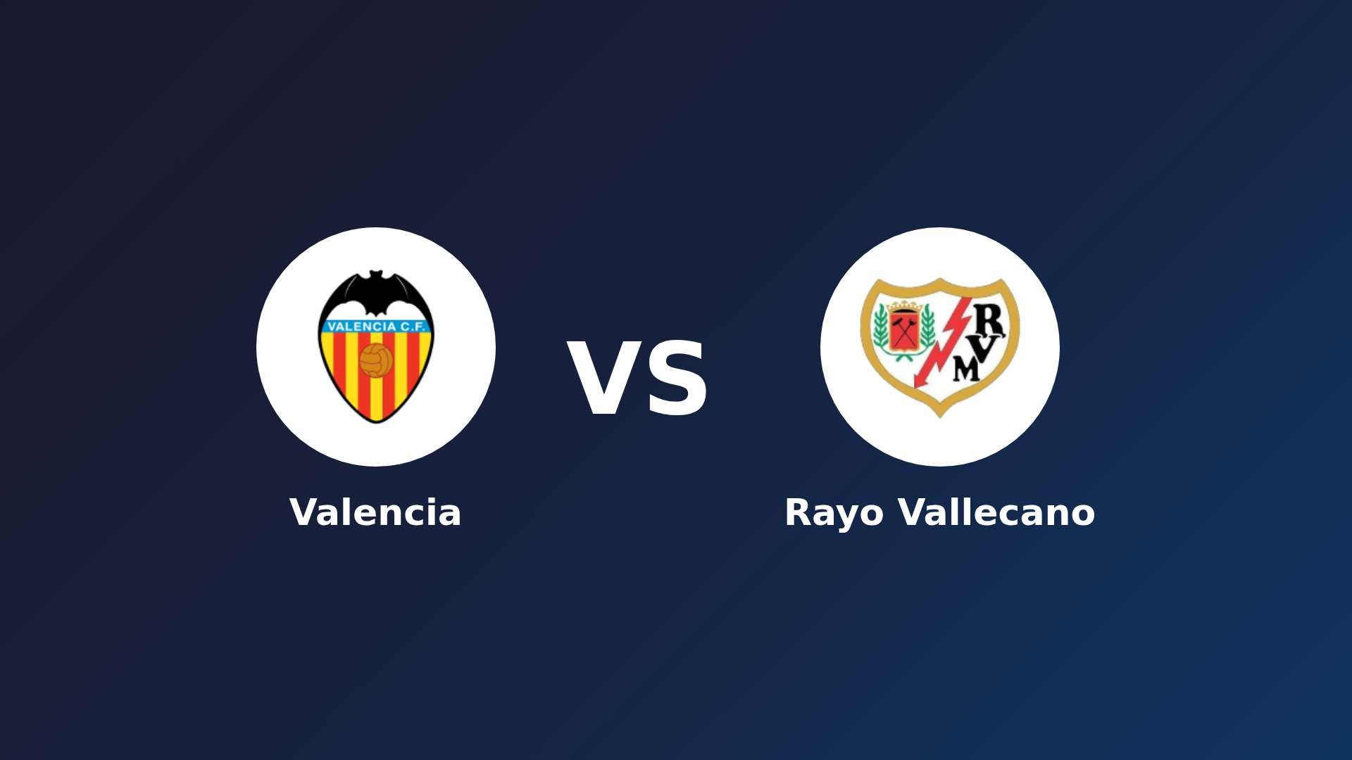 Valencia vs Rayo Vallecano